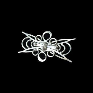 DANNIJO Silver Sculptural Loop Ring